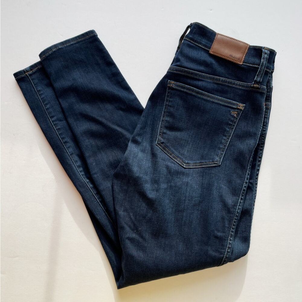 Madewell 10" High Rise Skinny Jean in Woodland Wash 29 - Picture 5 of 9